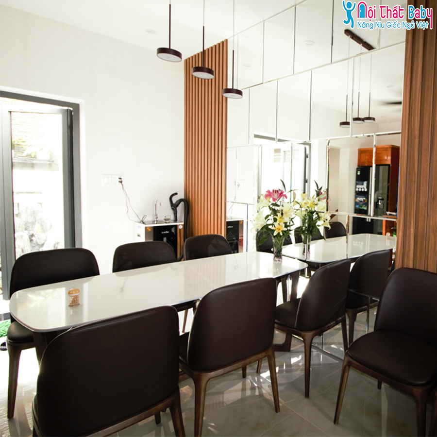 Hình ảnh thi công thực tế nội thất nguyên căn hiện đại nhà anh HIệp -Quận 12